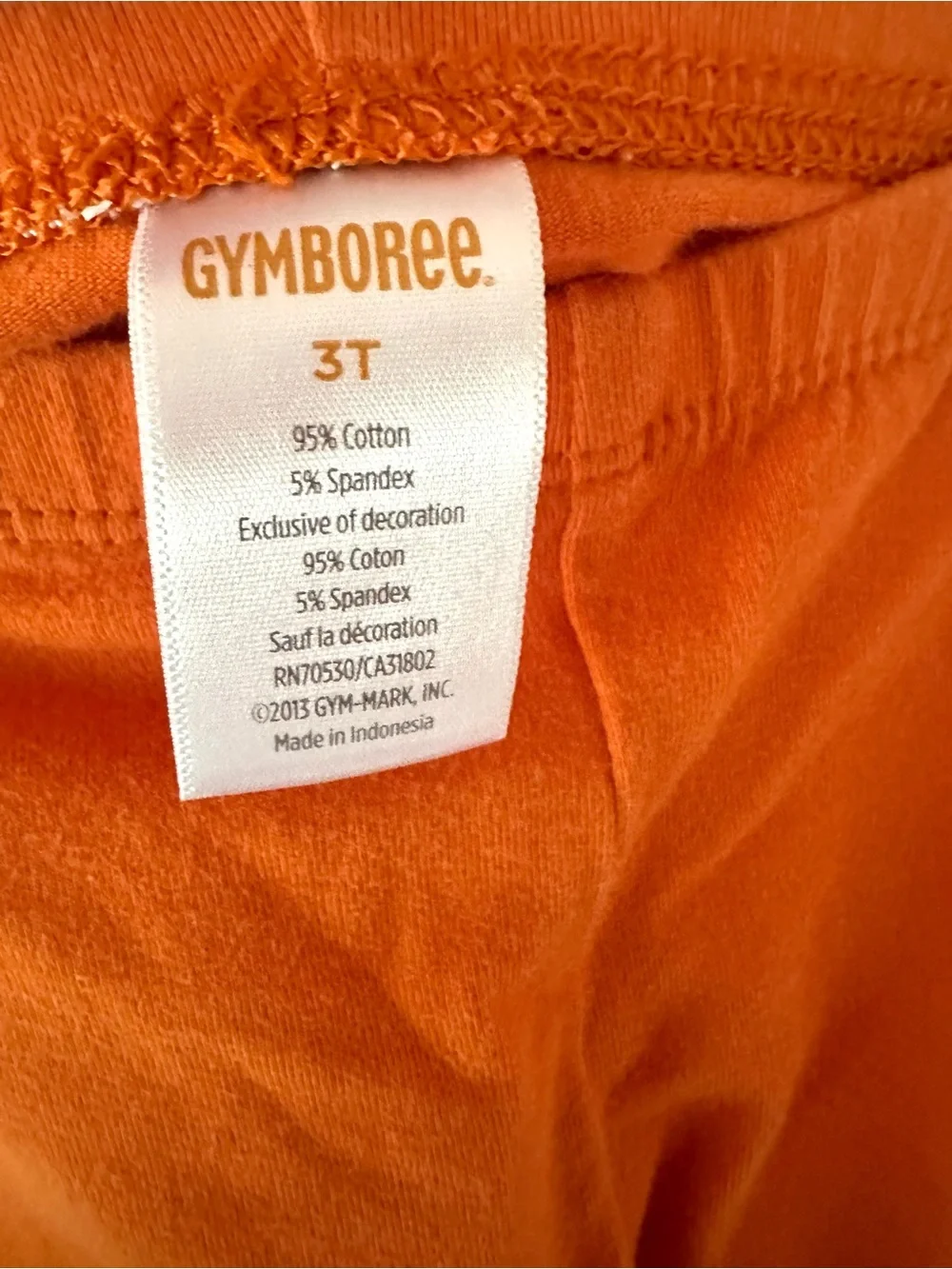 Gymboree Girls 3T Halloween Pumpkin Orange White Striped Sweater Dress Leggings